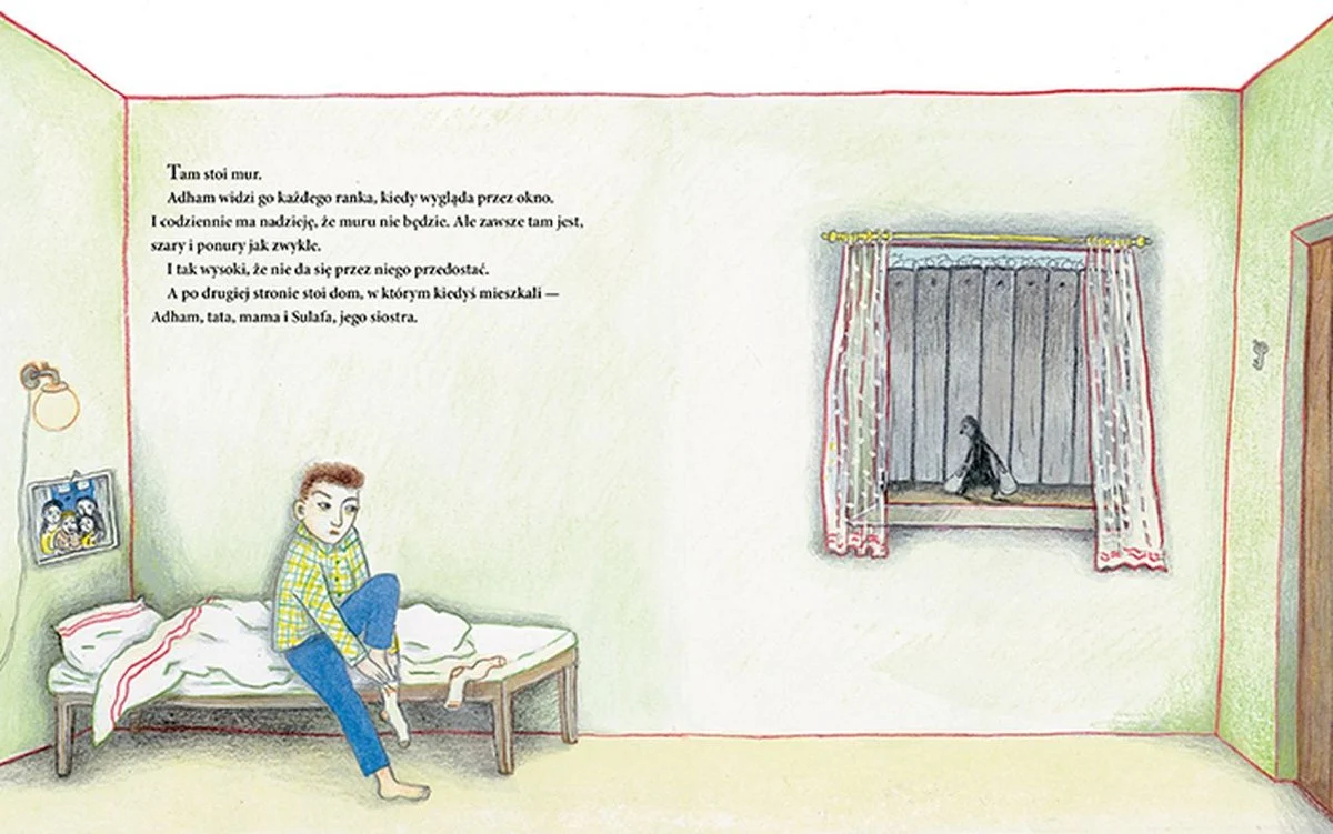 Chłopiec, dziewczynka i mur 