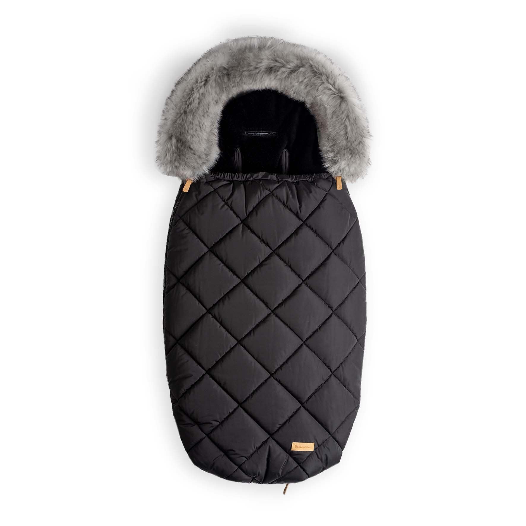 Śpiworek do wózka Beztroska L 5-36m - czarny