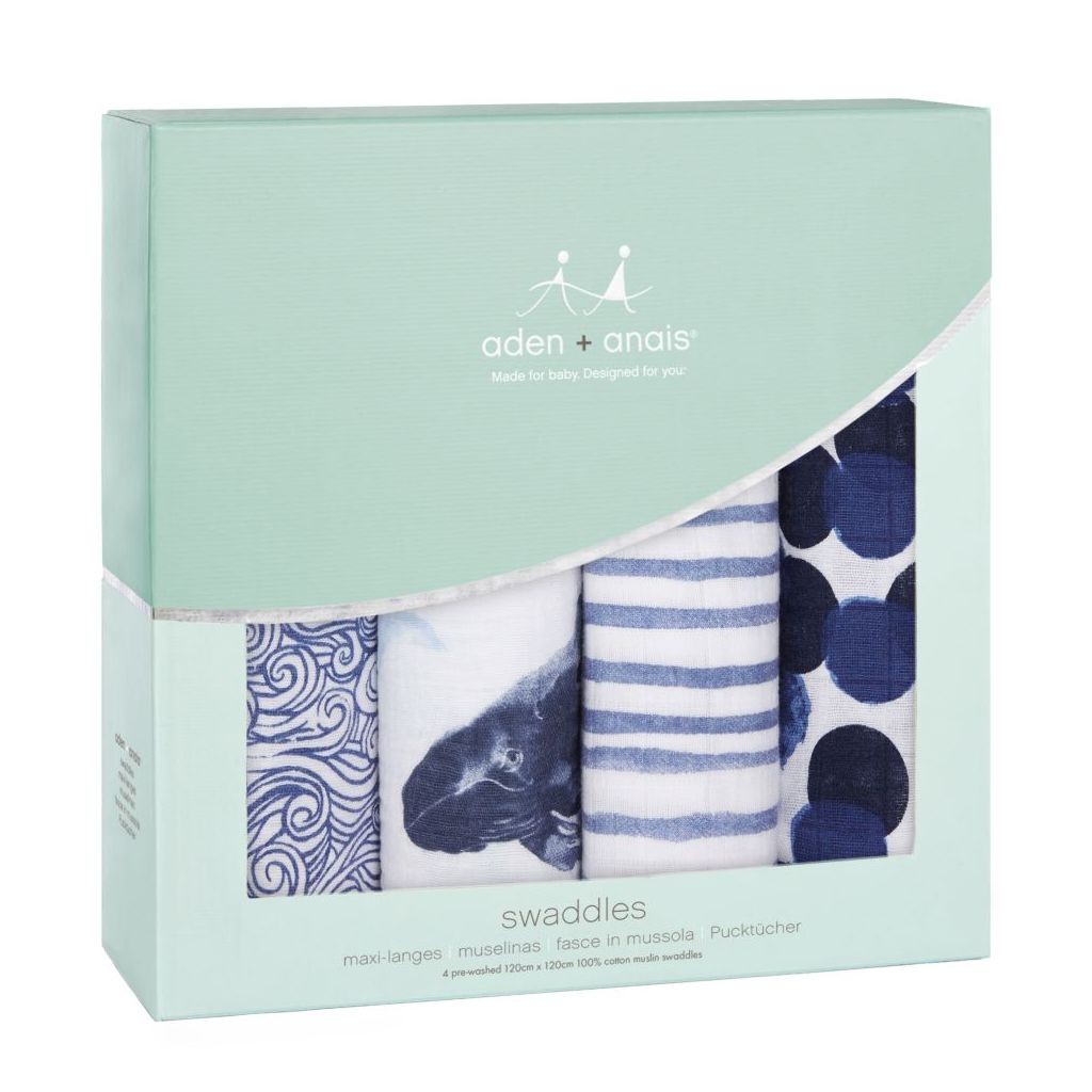 Aden & Anais, Otulacz muślinowy seafaring 4szt