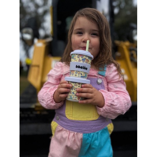 BBCino Zestaw Przedszkolny Dig It Kubek 240 ml + Pojemnik na przekąski 220 ml