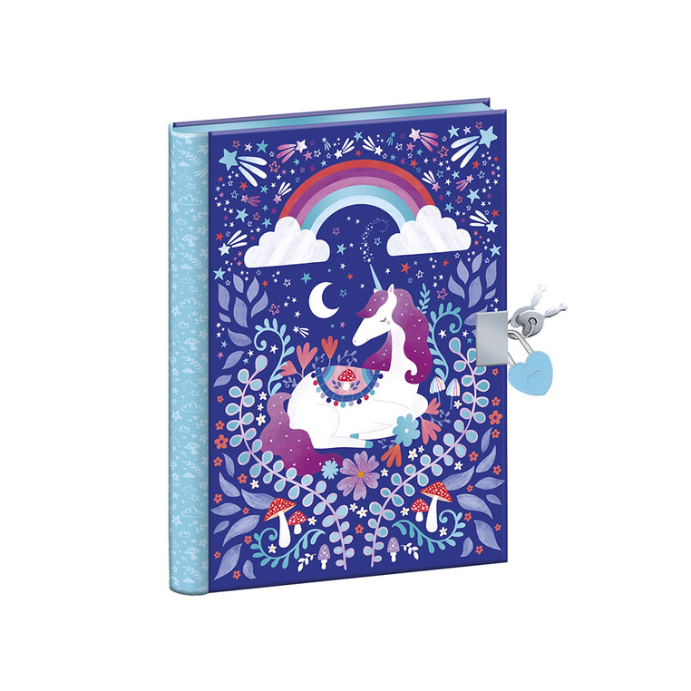 Janod Sekretny Pamiętnik na Kłódkę Jednorożce Kraina Snów 6+