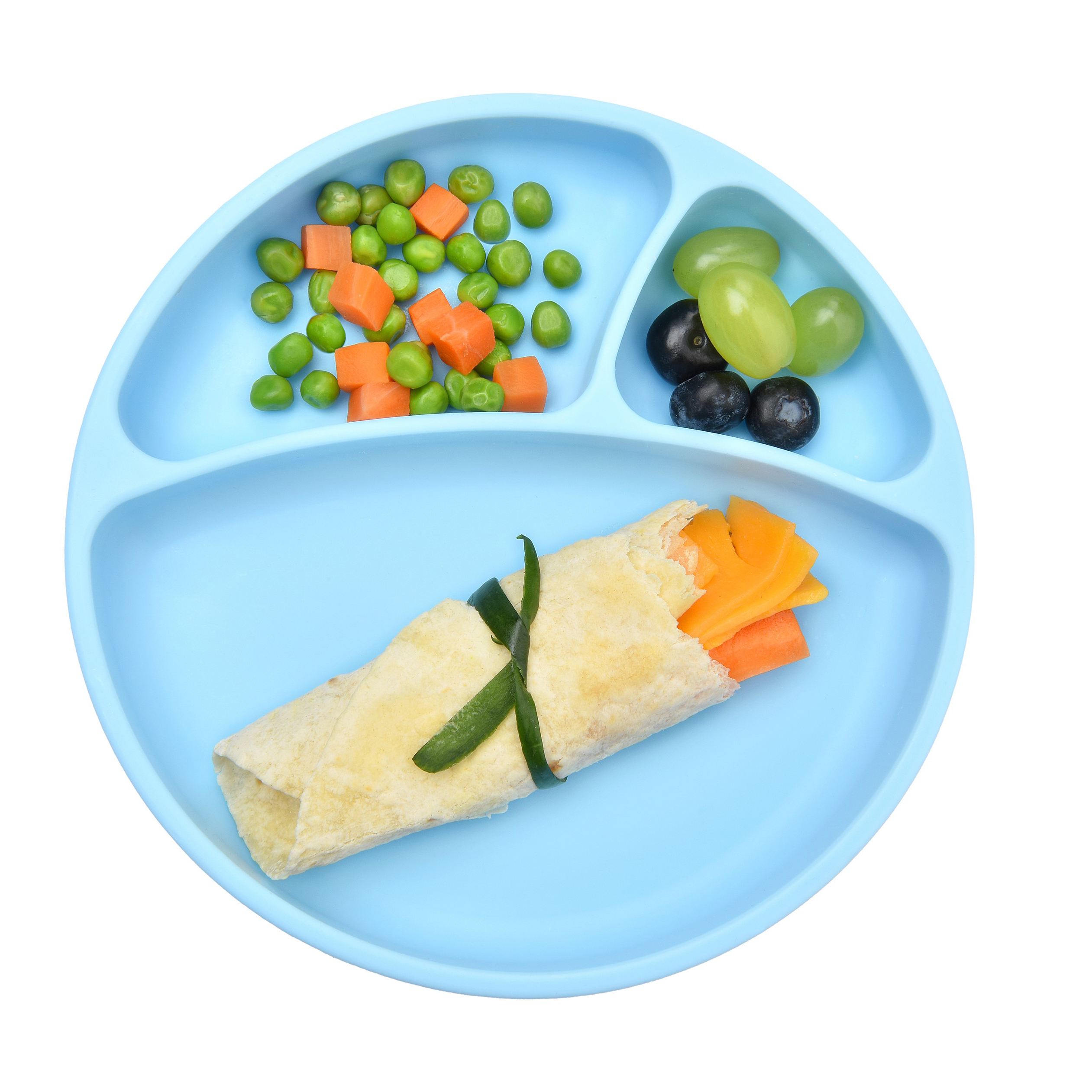 Minikoioi Talerzyk Silikonowy Niebieski 6m+