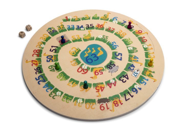 BS Toys Drewniany Chińczyk 2w1 z Gęsią 3+