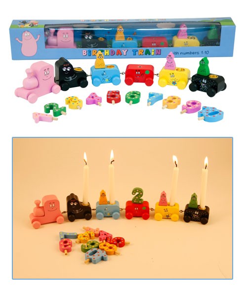 Urodzinowy pociąg Barbapapa - Dekoracja 1+
