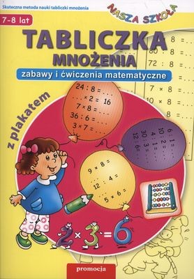 Zeszyt Tabliczka Mnożenia Ćwiczenia 7-8 lat