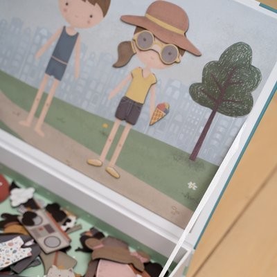 Little Dutch Układanka Magnetyczna Rosa & Jim 3+ lat