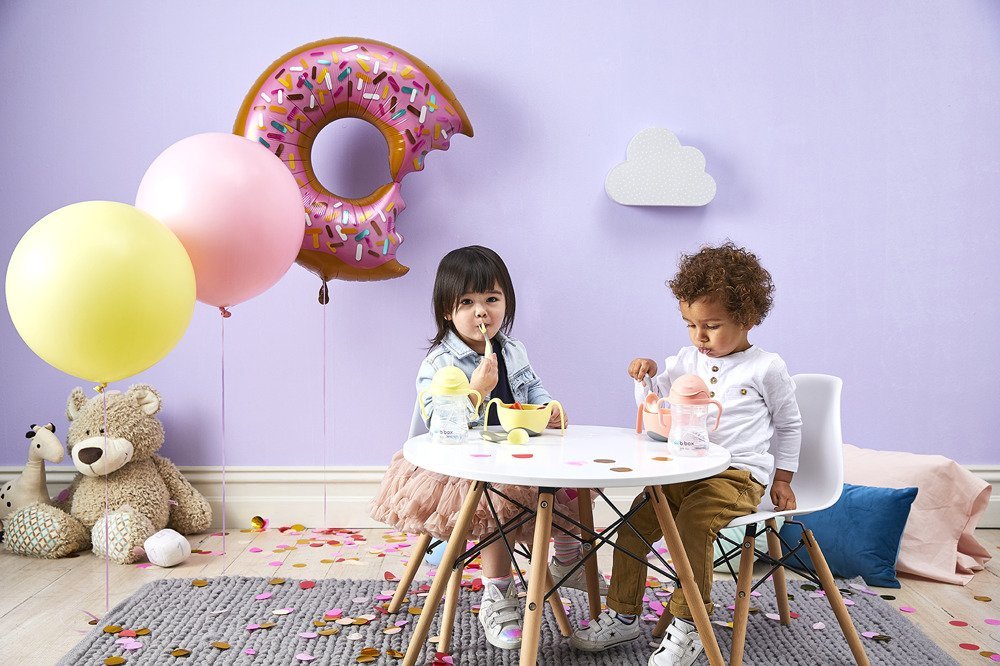 B.Box, Bidon ze słomką 240 ml, Gelato Pistachio