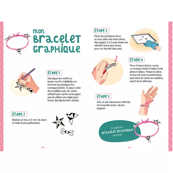 Auzou, Zestaw Diy Kreatywna Biżuteria Termokurczliwa