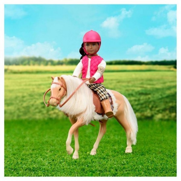 Lori Koń American Quarter Horse 15cm z akcesoriami 3+