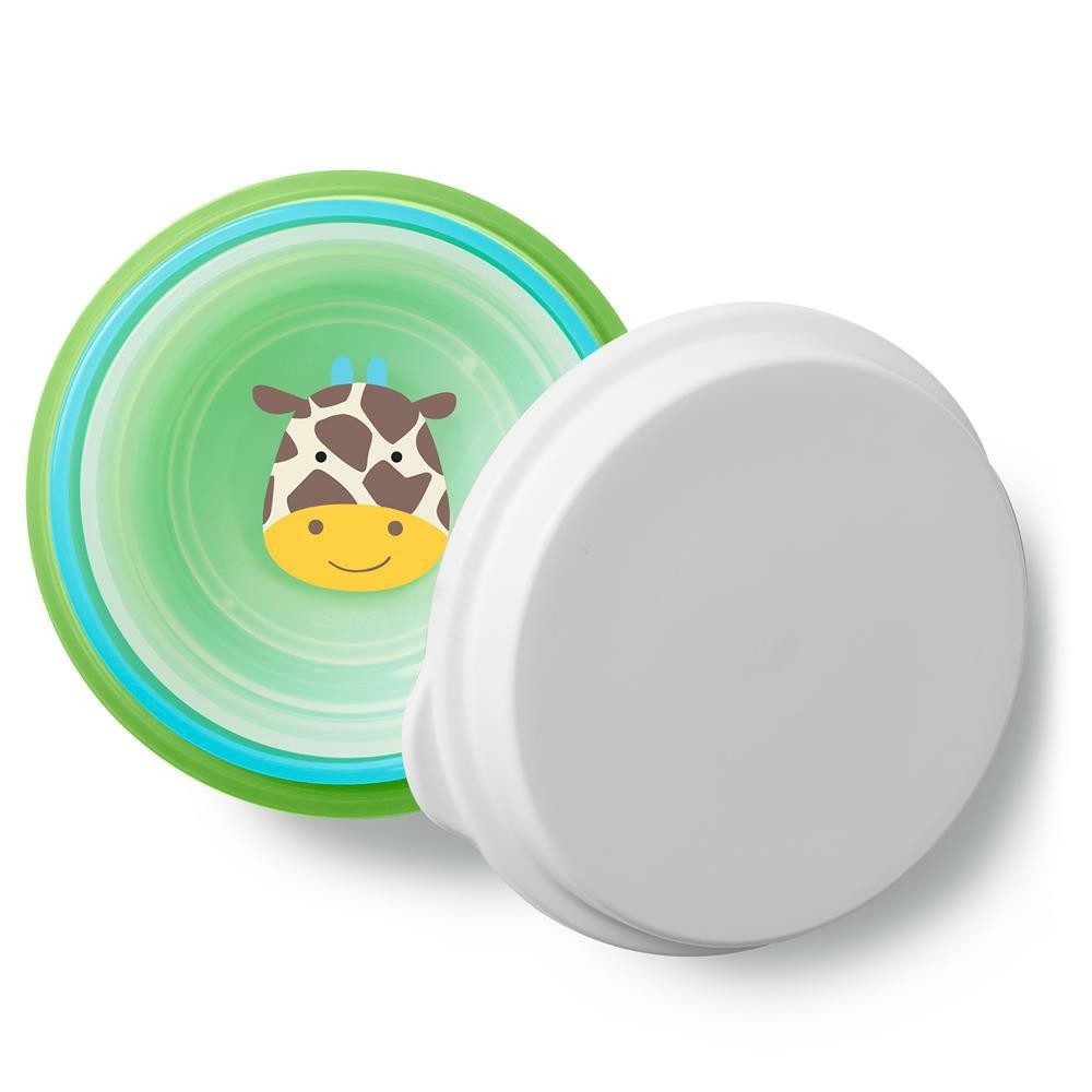 Skip Hop Zestaw 3 misek Zoo Żyrafa 6m+