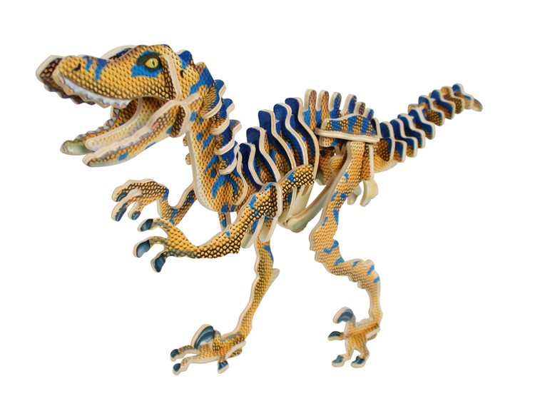 Geo kids Puzzle 3D Velociraptor Edukacyjne 7+