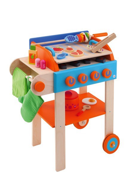 Sevi Grill i Kuchenka 2w1 Drewniany 48el 3+