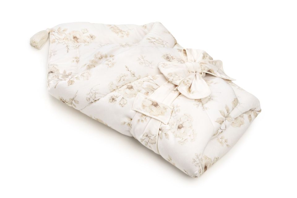 My Memi Rożek i Kołderka 2w1 Boho Flowers 75x75cm