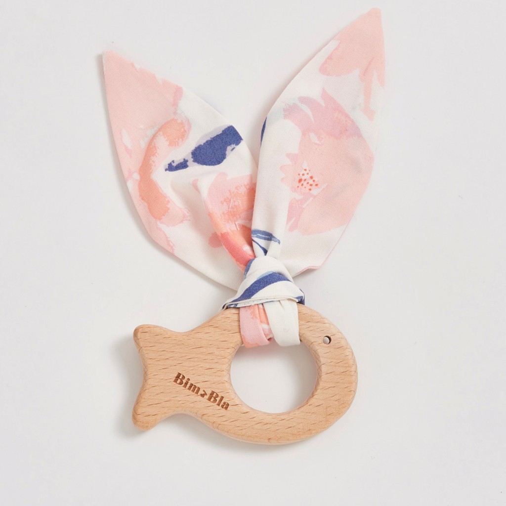 Bimbla Gryzak Drewniany Little Friends Rybka 0+