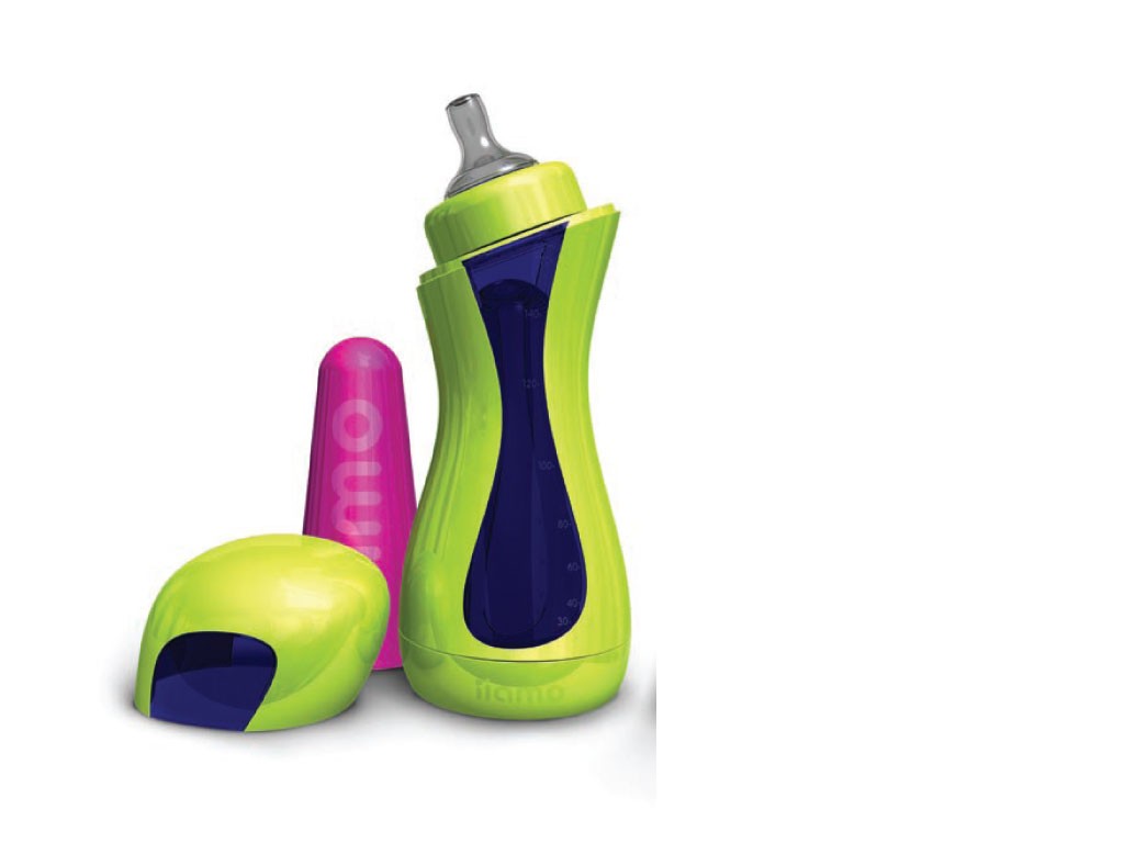 iiamo go Samopodgrzewająca się Butelka Zielono-Niebieska 0+