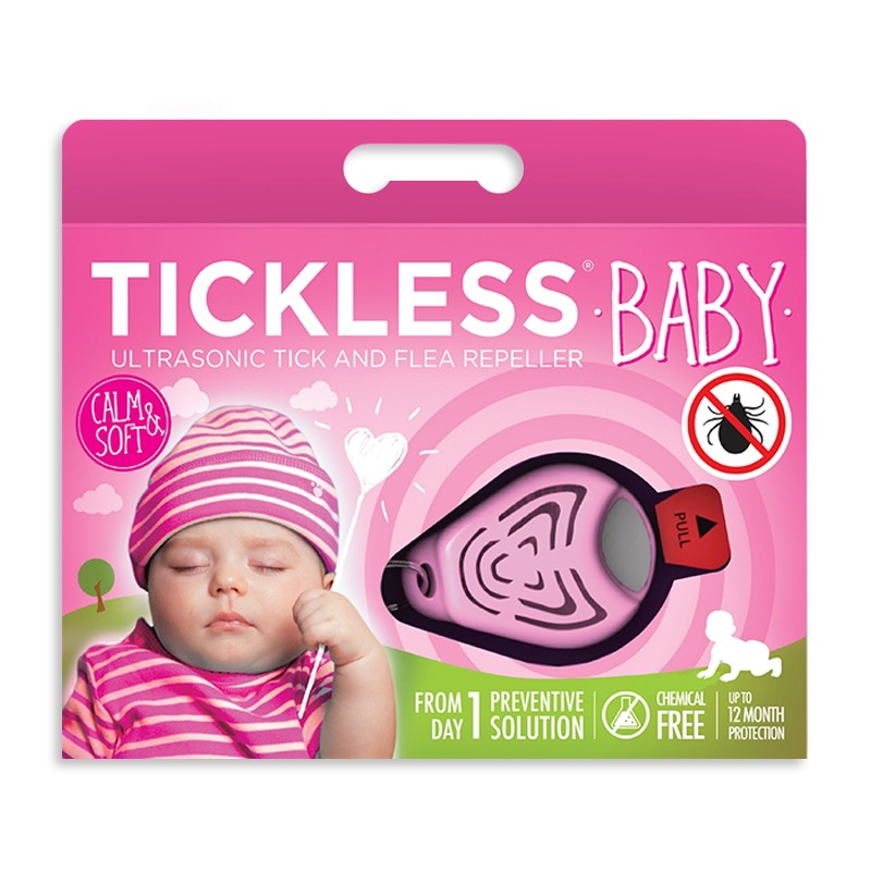 Tickless Baby Urządzenie Odstraszające Kleszcze Różowe 0+