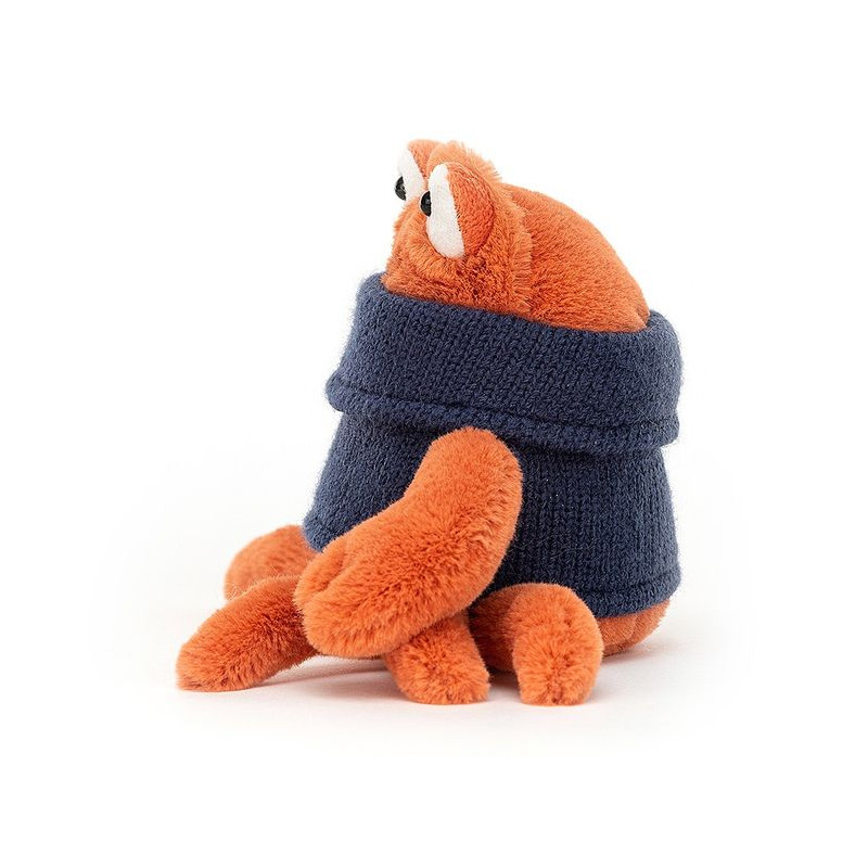 Jellycat Krab w sweterku 13cm Pluszowa Przytulanka 0+