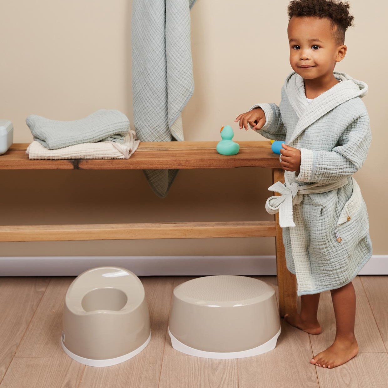 Bebe-Jou Nakładka na sedes treningowa Taupe 1+