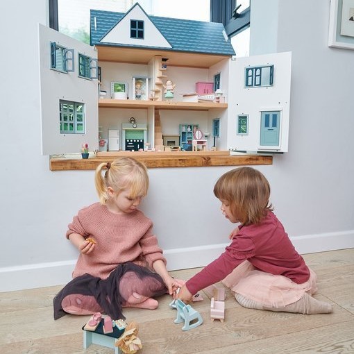 Tender Leaf Toys Drewniany Domek dla Lalek 3 Piętra