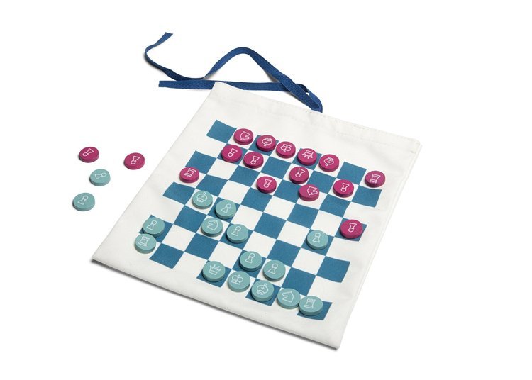 BS Toys Gra Podróżna 3w1 Warcaby Szachy Kółko i Krzyżyk 4+