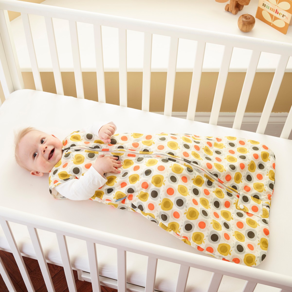 Gro Company Śpiworek Orla Kiely Apple Travel 2.5 tog 6-18 m