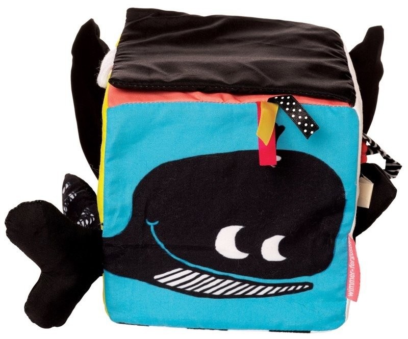 Manhattan Toy Miękka Kostka Edukacyjna Zoo 0+