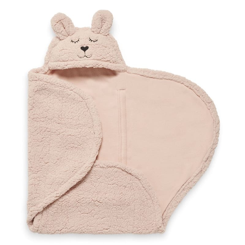 Jollein Śpiworek Otulacz do Fotelika Bunny Pale Pink 0+