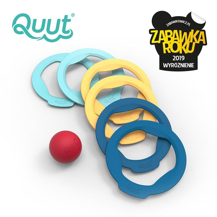 QUUT Gra Ringo z 6 obręczami i piłeczką