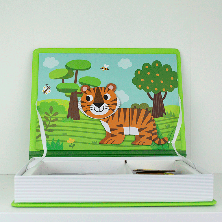 Janod, Układanka magnetyczna Zwierzęta Magnetibook