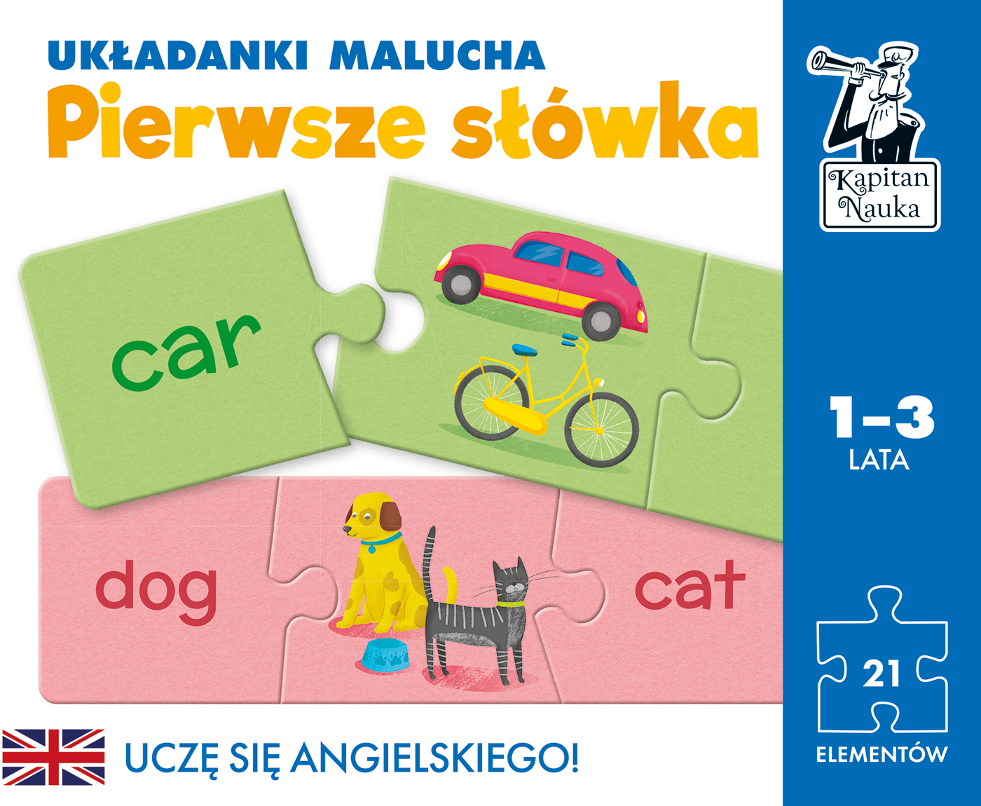 Edgard Układanki Malucha Angielski Pierwsze Słówka 1-3l