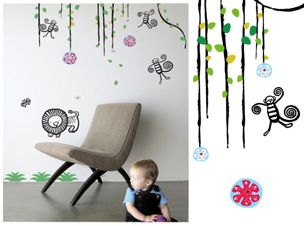 Naklejki ścienne Dżungla Wee Gallery 0+