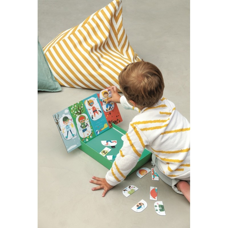 Apli Kids Magnetyczna Układanka Pory Roku 3+ | Fabryka Wafelków