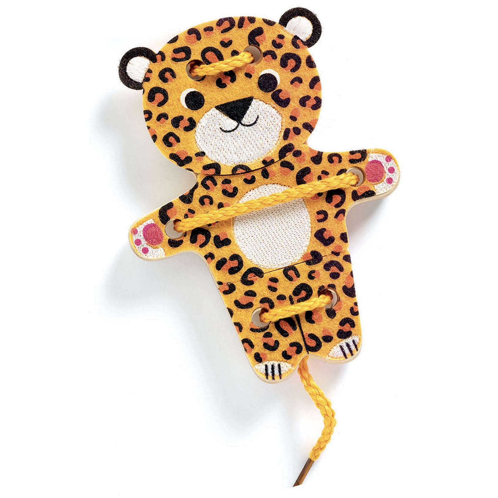 Djeco Nawlekanka-sznurowanka FELTIMIX Zabawa od 2 lat