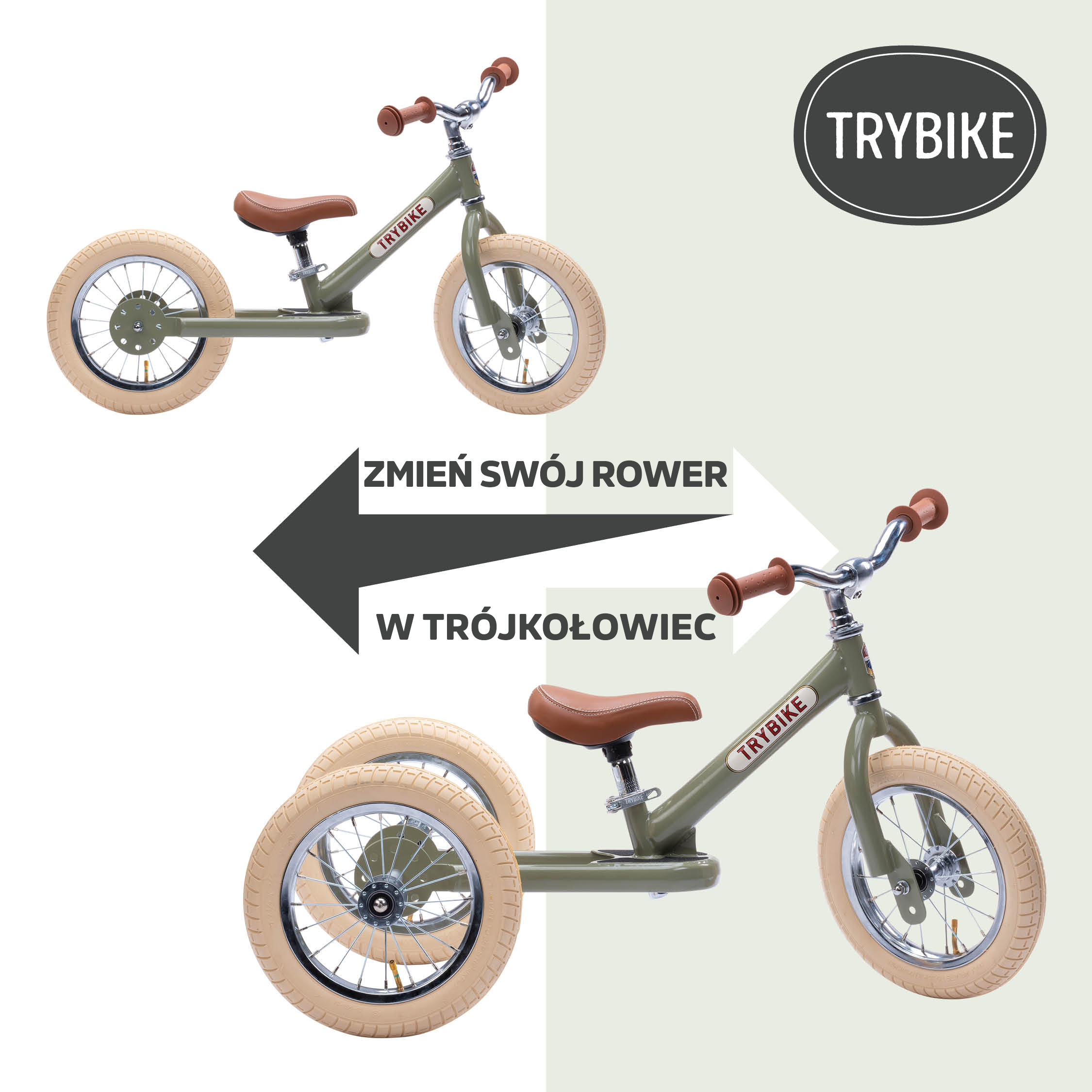 Trybike Pierwszy Rower Biegowy Różowy 15m+ | Fabryka Wafelków