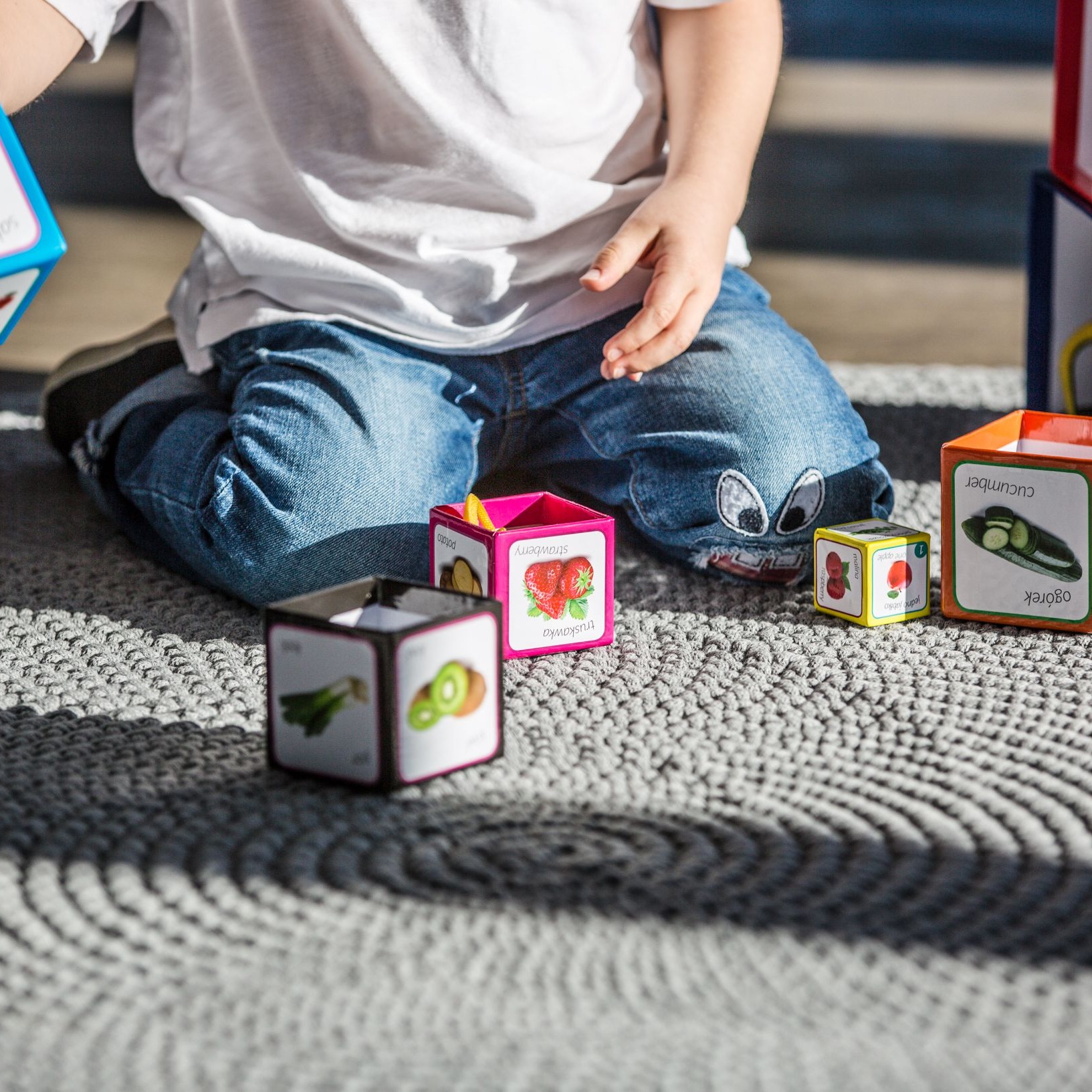 Piramida Zabaw Owoce i Warzywa 12el 1+