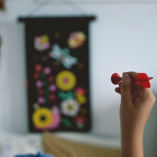 Janod Magnetyczna gra w rzutki Ogród 3+