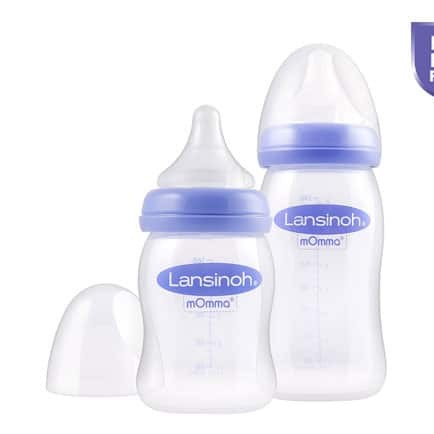 Lansinoh Butelka Natural Wave 160ml ze smoczkiem | 0+