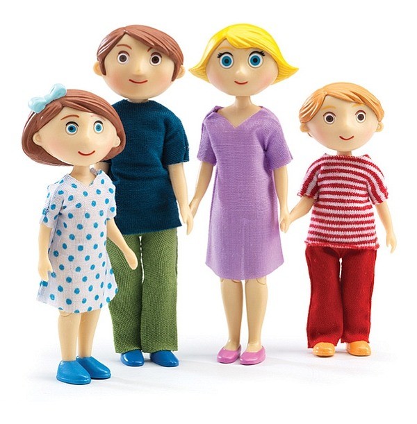 Djeco Figurki Rodzina Gasparda & Romy 3+