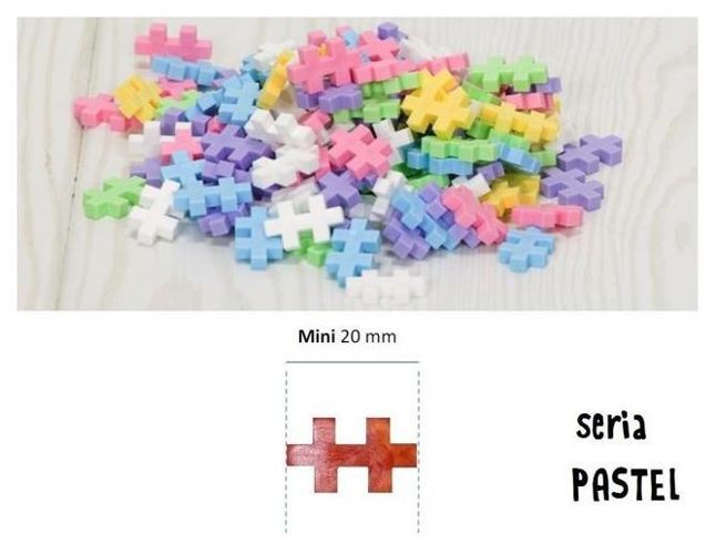 Plus-Plus Klocki Mini 360 Pastelowy Zamek 5+