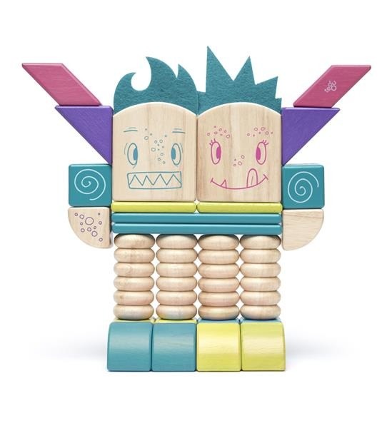 Tegu Klocki Magnetyczne STICKY MONSTERS Beans & Tumtum 1+