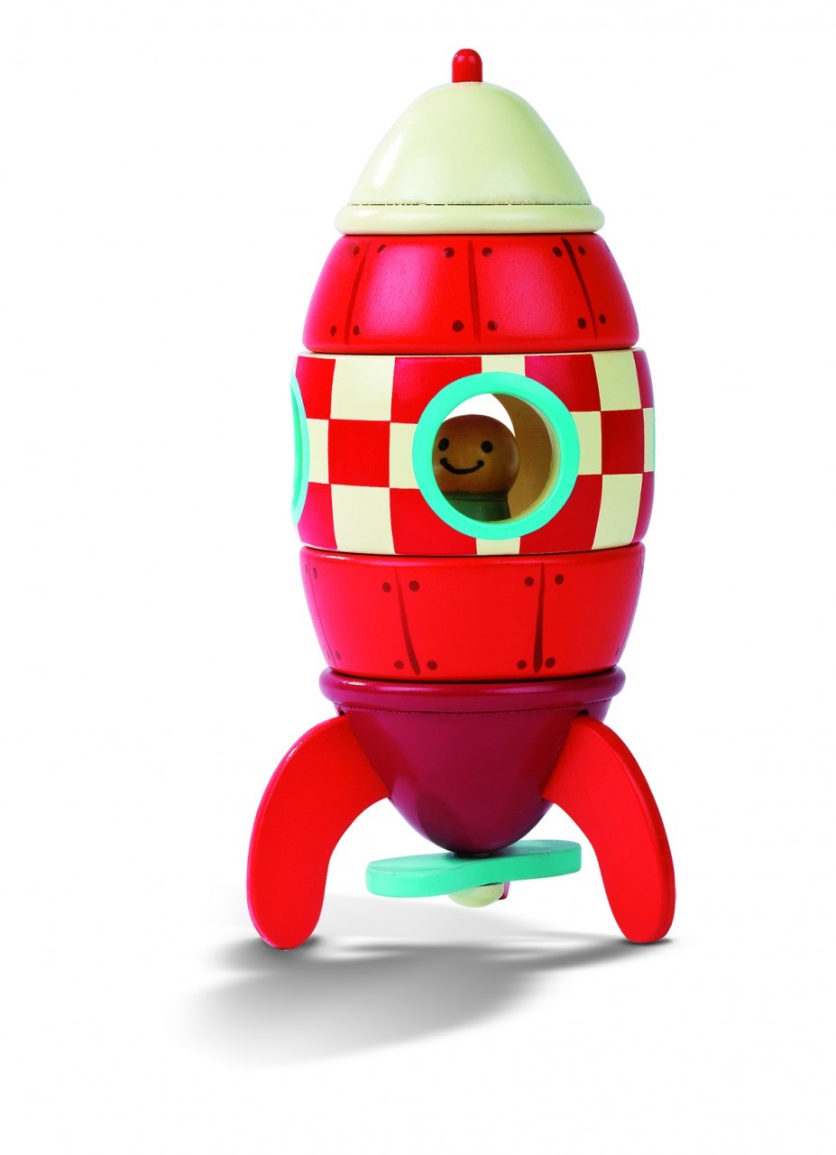 Janod Rakieta Magnetyczna 12 el. 3+