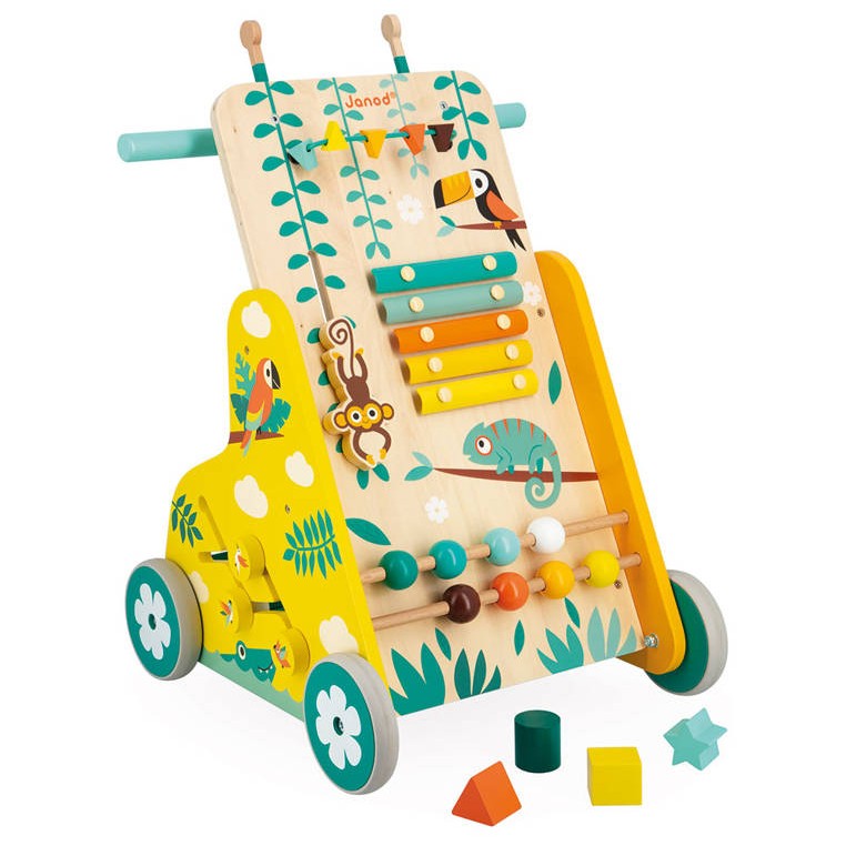 Janod Pchacz Edukacyjny Tropik 12m+