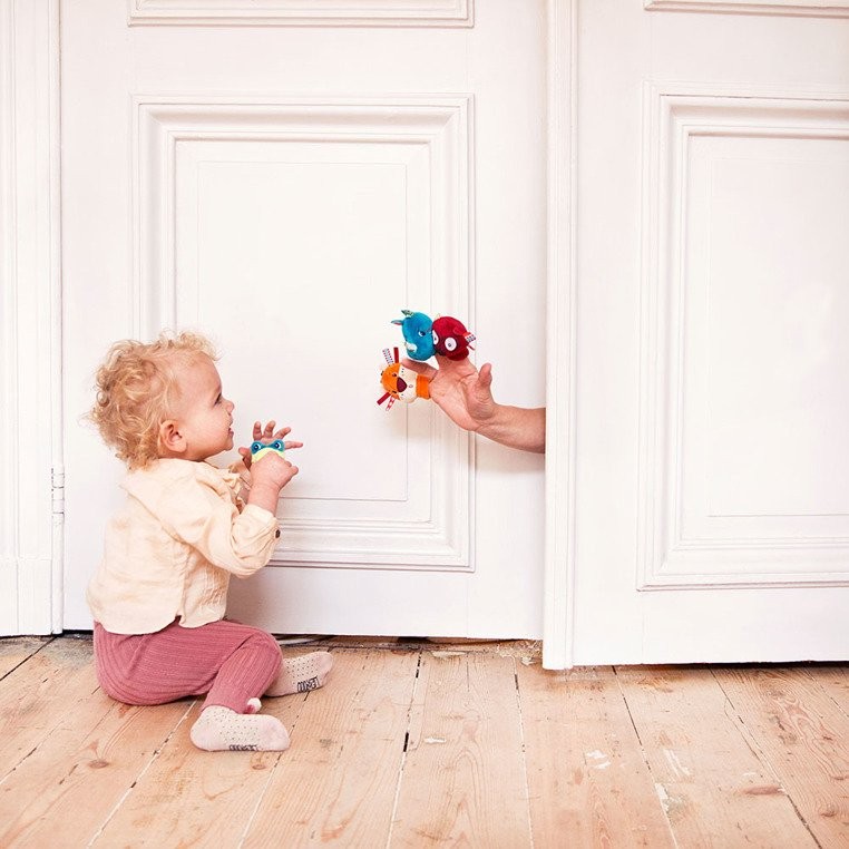 Lilliputiens, Zestaw mini-pacynek na palce Dżungla 12 m+