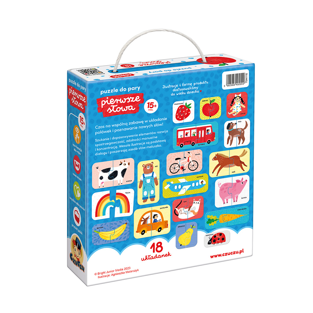 Czuczu,  Puzzle do pary  CzuCzu 18m+ pierwsze słowa
