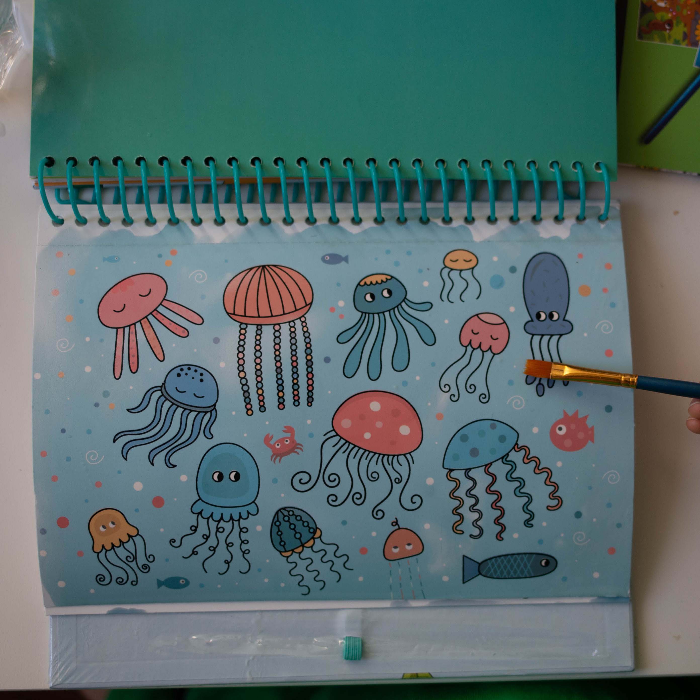 Auzou Kolorowanka Wodna Dzikie Zwierzątka 3+