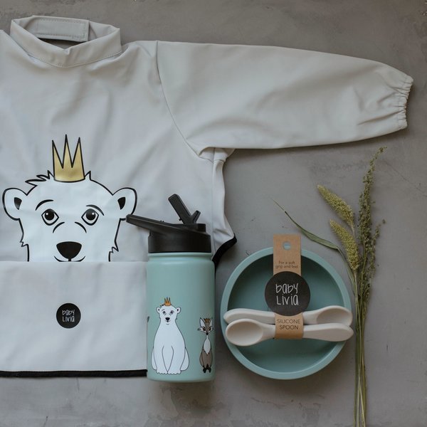 Baby Livia Butelka Termiczna 400 ml Blue Surf 0+