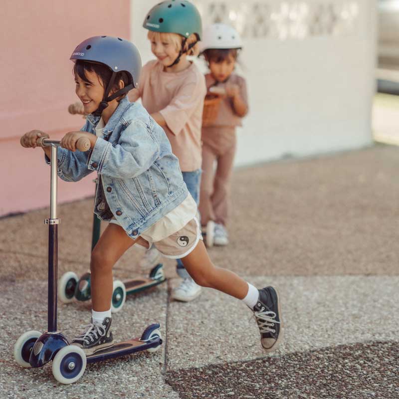 Banwood Kask rowerowy dziecięcy granatowy 50-54cm 3+ lat