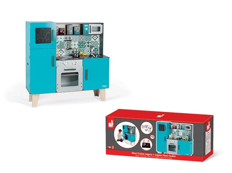 Janod Kuchnia Drewniana XL z Dźwiękiem Lagoon 3+