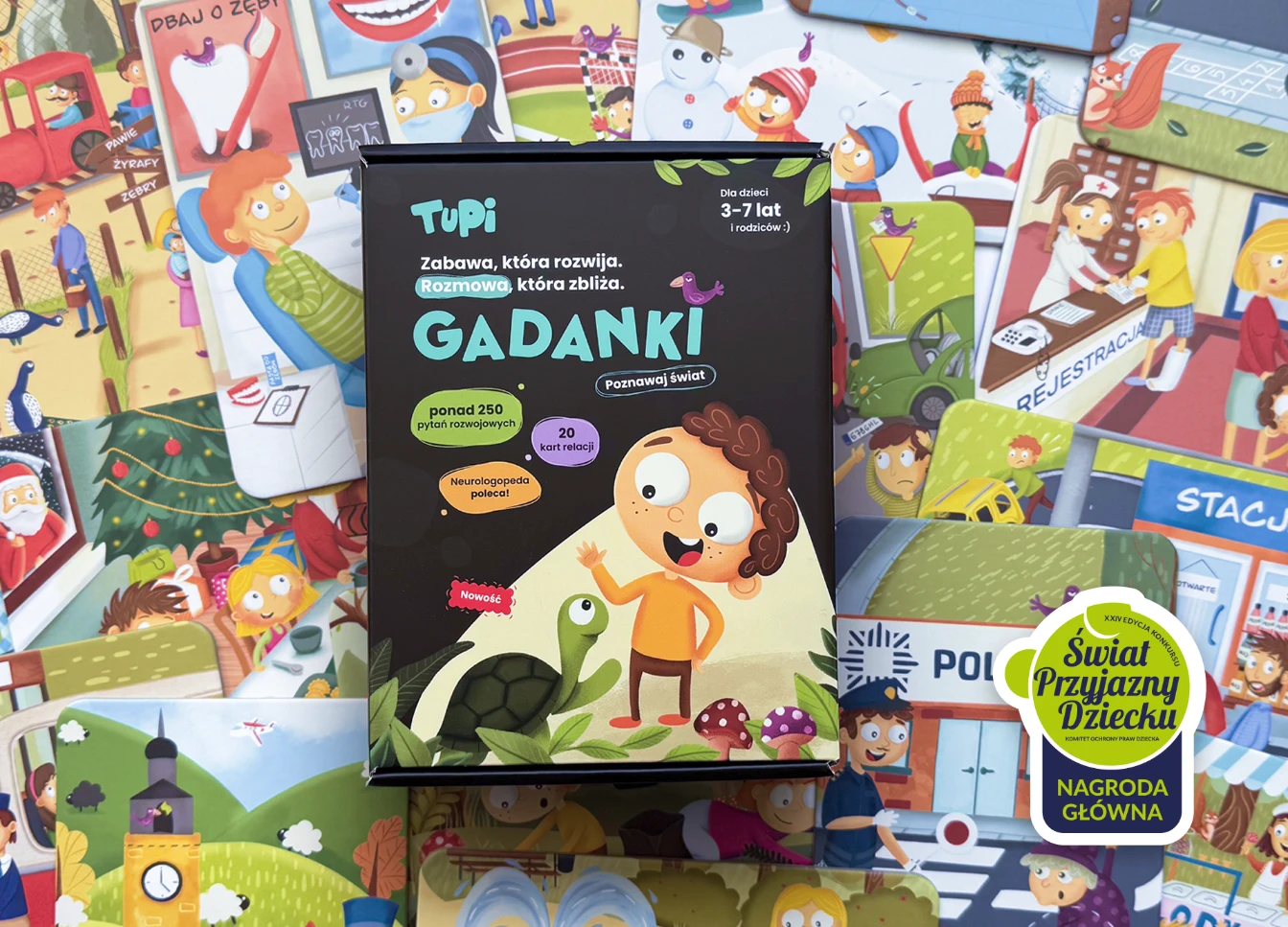 Kraina Relacji,  Gadanki Karty Relacji Poznawaj Świat 3+