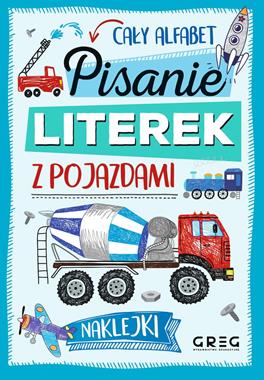 Pisanie literek z pojazdami - Nauka pisania, Edukacyjna 3+